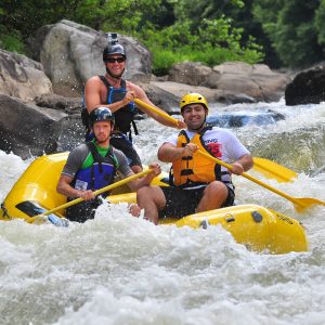 white water rafting down the ohiopyle river